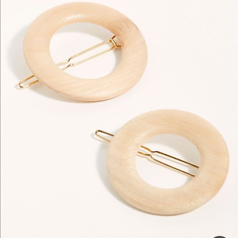 Wooden Hoop Clip Set - Picture 2 of 2